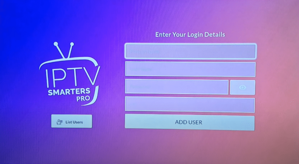 IPTV Smarters Pro åpnet for første gang på Windows